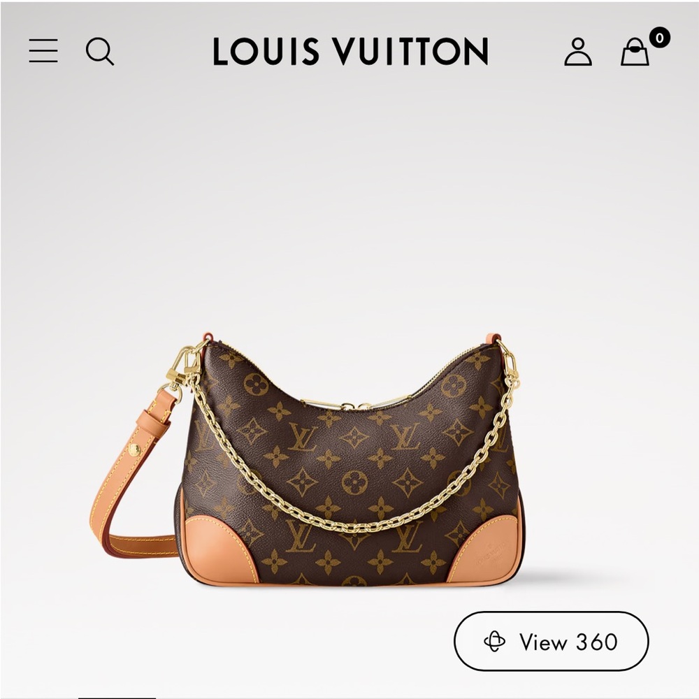 Louis Vuitton Boulogne PM in Natural - Like New!